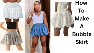 How To Make A Ballon skirt …(bubble skirt)