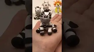 Жмякаем-мусякаем, Лепим зебру 