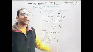 Exact differential equations