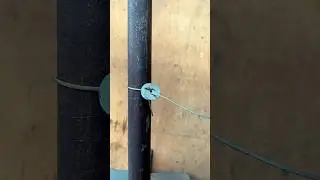 Как закрепить проволоку 
