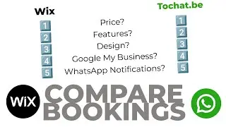 Compare Wix Bookings with Tochat be WhatsApp Bookings (Save Big Bucks!! 🤑)