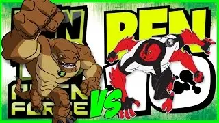 BEN 10 ORIGINAL VS BEN 10: ALIEN FORCE - HUMUNGOSAURIO vs CUATRO BRAZOS