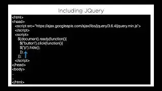 Getting started with JQuery