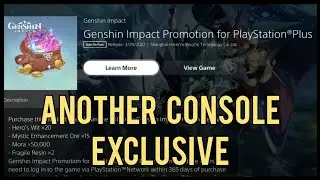 Genshin Gives ANOTHER Console Exclusive | Genshin Impact