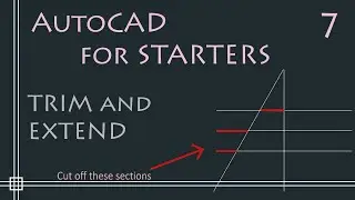 AutoCAD - How to Trim and Extend (in only 2 minutes)