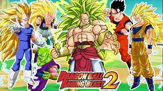 Dragon Ball Raging Blast 2 : BROLY SUPER SAIYAJIN 3 VS 5 GUERREROS Z - EPICAMENTE EPICO ! !