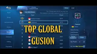 TOP GLOBAL GUSION GAMEPLAY SMOOTH COMBO | MLBB  #TopGlobalGusion #ProGusionPlays #masterSHEPPU