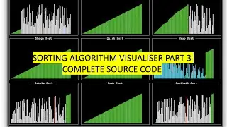 Sorting Algorithm Visualisation Part 3 | Complete Source Code Java