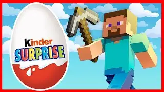 Майнкрафт - Мультик для детей - Открываем киндеры - Minecraft - Surprise Eggs