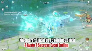 Adventurers Trials Day 5 Fortuitous Trial Random - 4 Ayato 4 Sucrose Event Ending