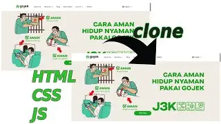 Clone Gojek.com Html CSS JS @Kloforil