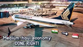 Singapore Airlines 737 MAX 8 (ECONOMY) | Chennai to Singapore