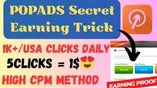 Popads|pop ads earning tricks|popads payment proof|Online earning in pakistan|