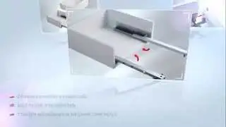 Направляющие скрытого монтажа Телескопические направляющие Установка ящиков