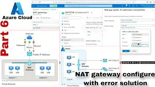 Azure Cloud Part 6 NAT Gateway configure with error solution