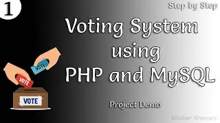 Voting System using PHP and MySQL || Project-1 || Demo