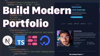 🔴 Build Modern Portfolio with NextJS, TypeScript, SSR, and React Bricks CMS