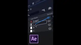 Shift + Parenting Behavior in After Effects #Shorts