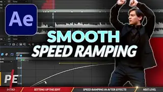 SMOOTH SPEED RAMP EDIT Tutorial (Adobe After Effects 2024)