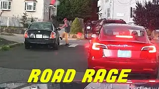 DUDE GETS HONKED AND STARTS FIGHTING EVERYONE