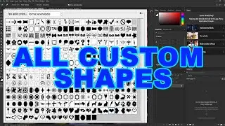 How to find all Custom shapes in Photoshop 2023