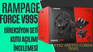 RAMPAGE FORCE V995 DİREKSİYON. SETİ KUTU AÇILIMI VE DETAYLI İNCELEMESİ
