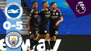 HIGHLIGHTS | BRIGHTON 0-5 MAN CITY | Sterling Hat-trick, Jesus, Bernardo