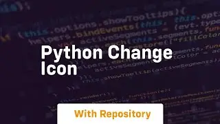 python change icon