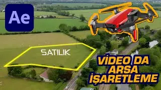 Drone Çekim VİDEO ARSA İŞARETLEME Efekti Nasıl Yapılır | After Effects Dersleri