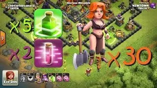 Full Valkyrie Lvl5 & Full Jump (Hepsi atlama) | Clash of Clans
