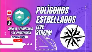 Desarrollo de una estrella de 12 puntas! #dibujotécnico