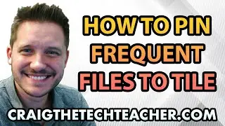 How To Pin Frequently Used Files To A Tile On The Windows 10 Start Menu (2022)