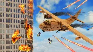 Realistic Plane Shootdowns & Crashes 28 😱 Teardown