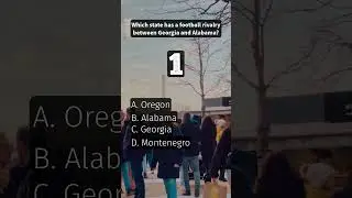Which state has a football rivalry between Georgia and Alabama?