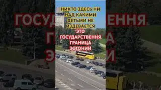 ЭТО ГОСУДАРСТВЕННАЯ  ГРАНИЦА / НИКТО ЗДЕСЬ НИ НАД КАКИМИ ДЕТЬМИ НЕ ИЗДЕВАЕТСЯ