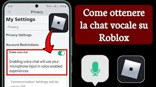 Come ottenere la chat vocale su Roblox (2024) | Abilita la chat vocale in Roblox