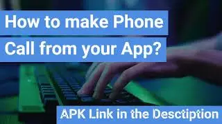 How to make calling app in android || Android studio tutorial