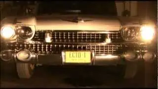 Ghostbusters Ecto-1 Leaves the Firehouse
