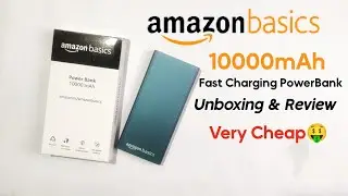 Amazon Basics Power Bank Unboxing & Honest Review | 22W Fast Charging : Is It Worth It?