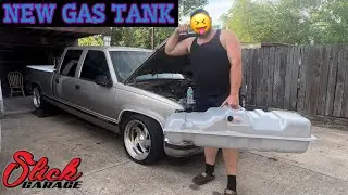 New gas tank on my OBS Sierra Gmt400 #obs #SlickGarage