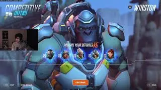 23K DMG! 33 ELIMS! POTG! SUPER INSANE WINSTON GAMEPLAY OVERWATCH 2 SEASON 10