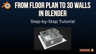 ArchViz in Blender for beginners 3D modeling from scratch |Step by step tutorial 