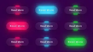 CSS Glassmorphism Button Hover Effects | Glass Morphism