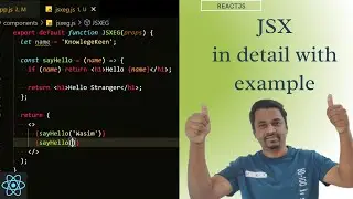 What is JSX in React JS? (JSX explained in detail with examples)