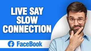 How to Fix Facebook App Live Say Slow Connection (2024)