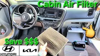 CABIN AIR Filter- Kia Optima & Hyundai Sonata (2011-2020) #Santafe #Sorrento #Azera