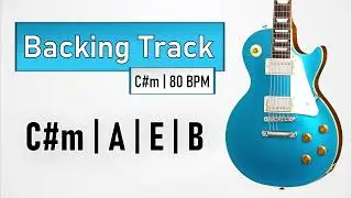 Emotional Rock Pop BACKING TRACK C# Minor | C