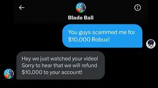 Blade Ball REFUNDED My $10,000 On Halloween Spins? (I GOT SCAMMED)