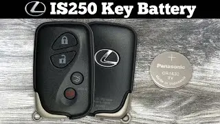 2006 - 2013 Lexus IS 250 Key Fob Battery Replacement - How To Change Replace IS250 Remote Batteries