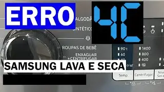 RESOLVIDO - ERRO 4C LAVADORA SAMSUNG DIGITAL INVERTER
